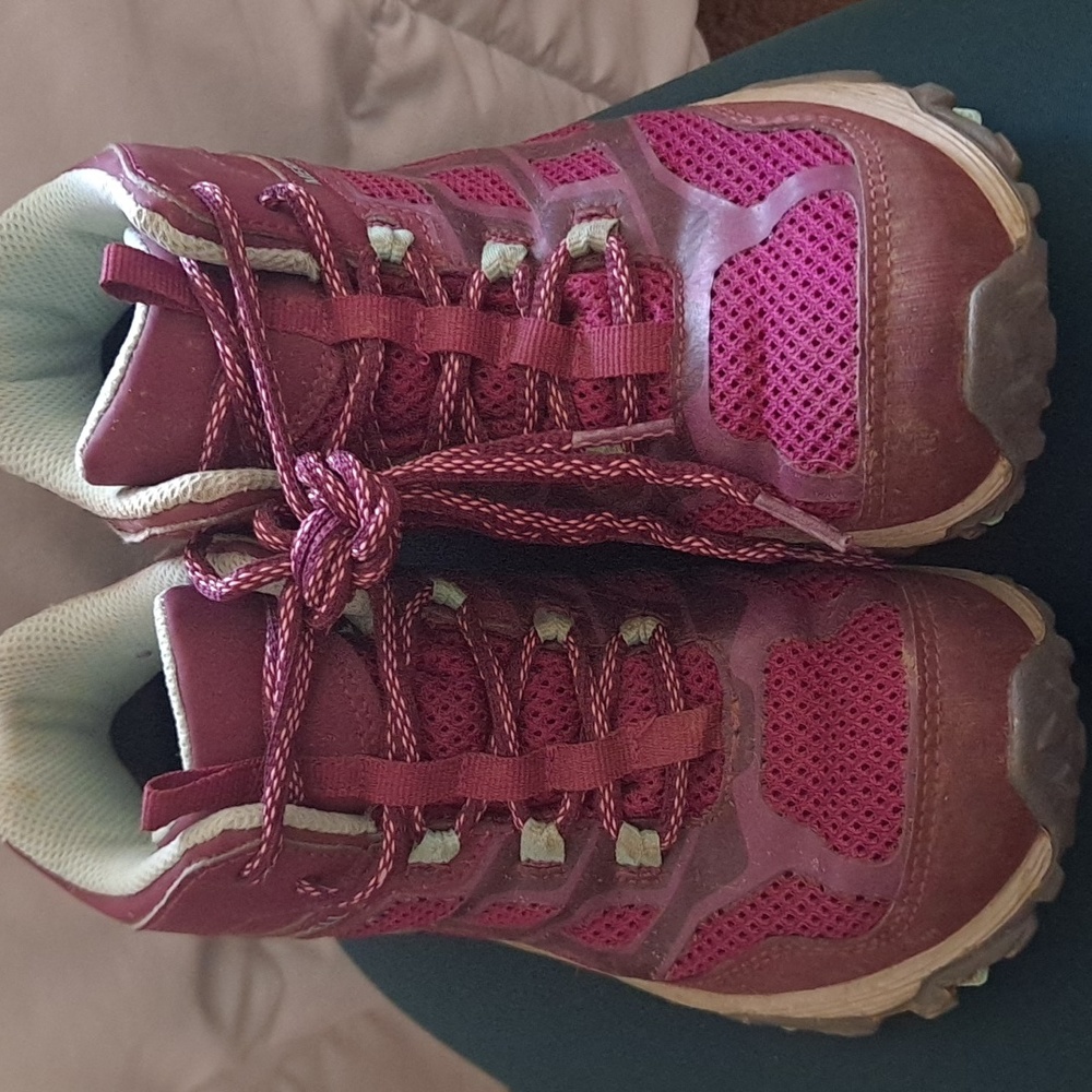 Merrell Girls Select Grip purple+teal Hiking Boots Shoes Children's